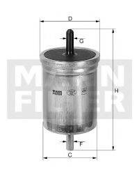 MANN-FILTER WK7181 Паливний фільтр