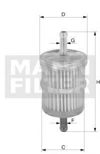 MANN-FILTER WK482 Паливний фільтр