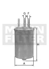 MANN-FILTER WK846 Паливний фільтр