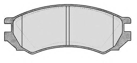 HAVAM 2744 Комплект гальмівних колодок, дискове гальмо