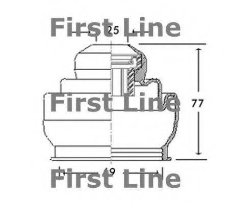 FIRST LINE FCB2633 Пильовик, приводний вал