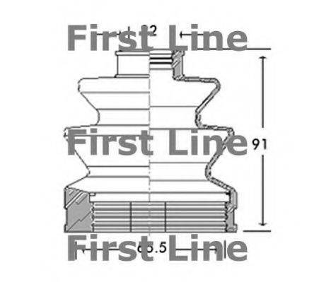 FIRST LINE FCB2712 Пильовик, приводний вал