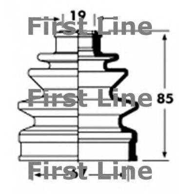 FIRST LINE FCB2355 Пильовик, приводний вал