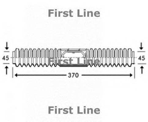 FIRST LINE FSG3216 Пильовик, рульове управління
