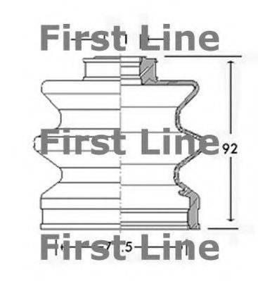 FIRST LINE FCB2574 Пильовик, приводний вал
