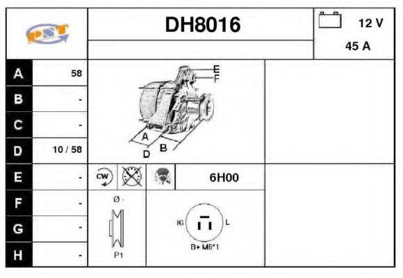 SNRA DH8016