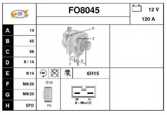 SNRA FO8045 Генератор
