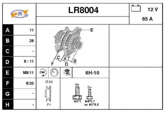 SNRA LR8004 Генератор