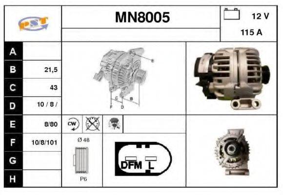SNRA MN8005 Генератор