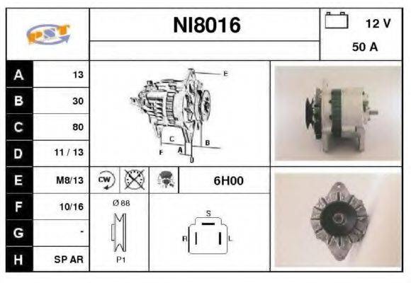 SNRA NI8016