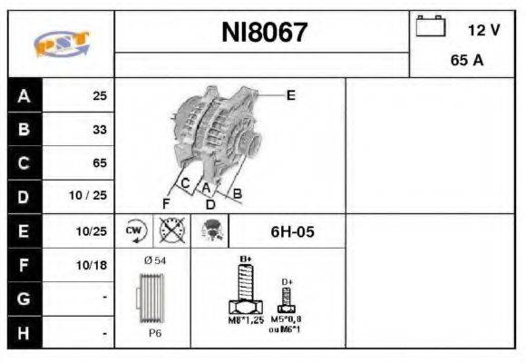 SNRA NI8067 Генератор