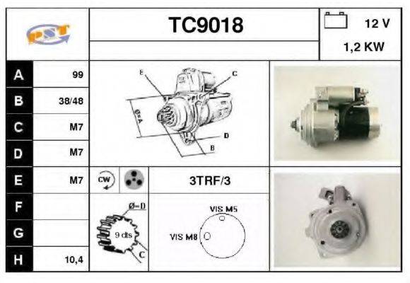 SNRA TC9018 Стартер