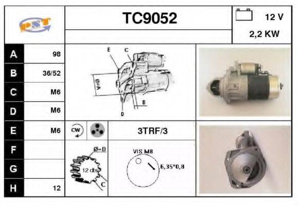 SNRA TC9052 Стартер
