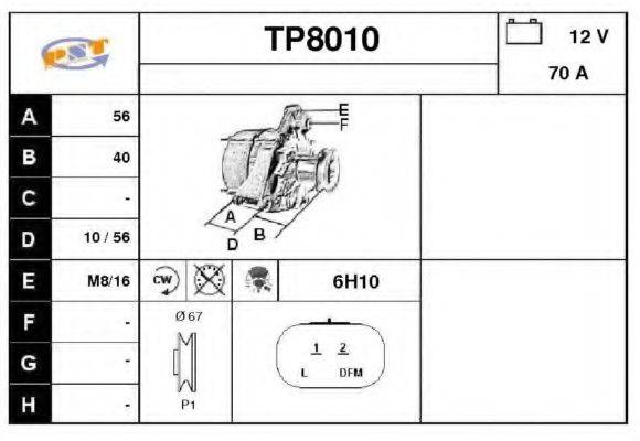 SNRA TP8010 Генератор