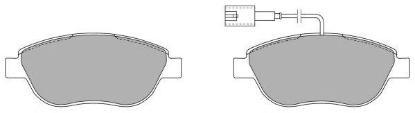 FREMAX 23709 Комплект гальмівних колодок, дискове гальмо