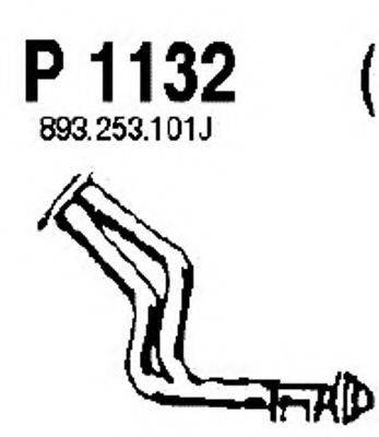 FENNO P1132 Труба вихлопного газу