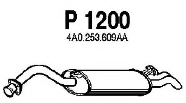 FENNO P1200 Глушник вихлопних газів кінцевий