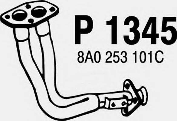 FENNO P1345 Труба вихлопного газу