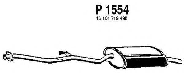 FENNO P1554 Глушник вихлопних газів кінцевий