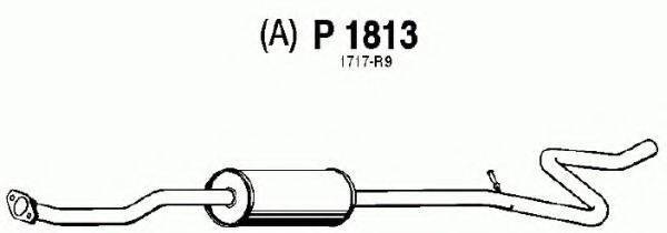 FENNO P1813 Середній глушник вихлопних газів