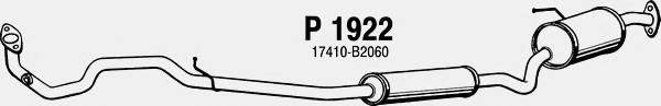 FENNO P1922 Середній глушник вихлопних газів