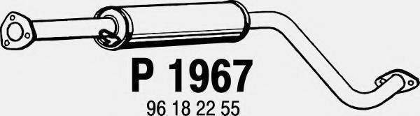 FENNO P1967 Середній глушник вихлопних газів