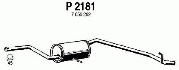FENNO P2181 Глушник вихлопних газів кінцевий