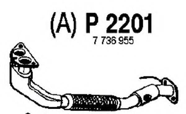 FENNO P2201 Труба вихлопного газу