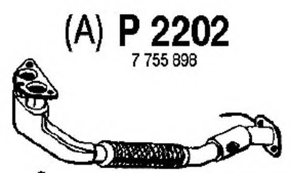FENNO P2202 Труба вихлопного газу