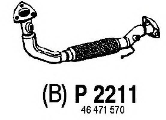 FENNO P2211 Труба вихлопного газу
