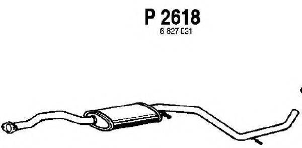 FENNO 2618 Середній глушник вихлопних газів