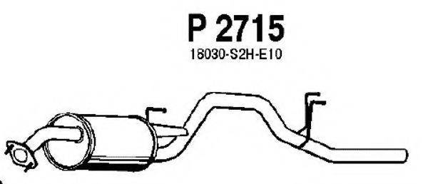 FENNO P2715 Глушник вихлопних газів кінцевий