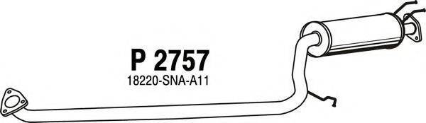 HONDA 18220-SNA-A11 Середній глушник вихлопних газів