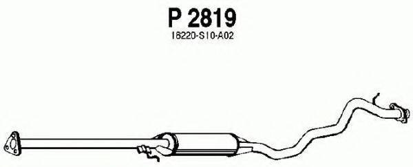 FENNO P2819 Середній глушник вихлопних газів