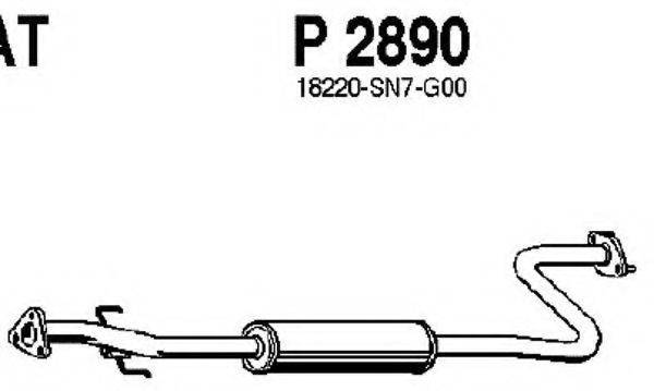 FENNO P2890 Середній глушник вихлопних газів