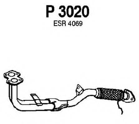 FENNO P3020 Труба вихлопного газу
