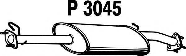 FENNO P3045 Середній глушник вихлопних газів