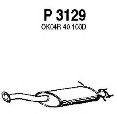 KIA OK04R-40-100D Середній глушник вихлопних газів
