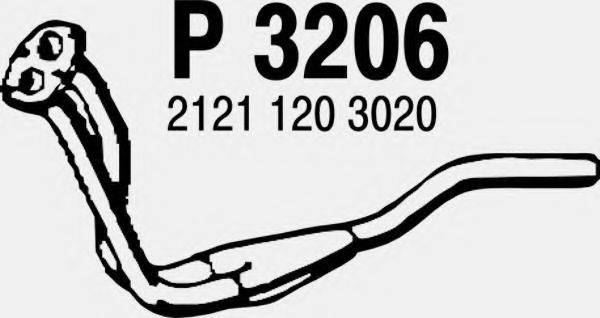 FENNO P3206 Труба вихлопного газу