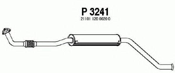 FENNO P3241 Середній глушник вихлопних газів
