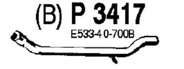 FENNO P3417 Труба вихлопного газу