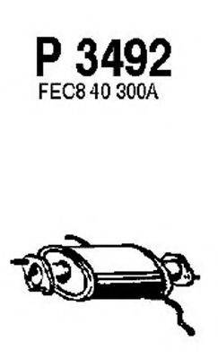 FENNO 3492 Передглушувач вихлопних газів