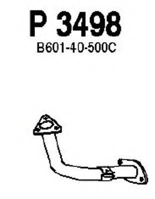 FENNO P3498 Труба вихлопного газу