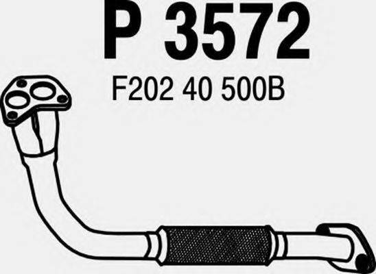 FENNO P3572 Труба вихлопного газу