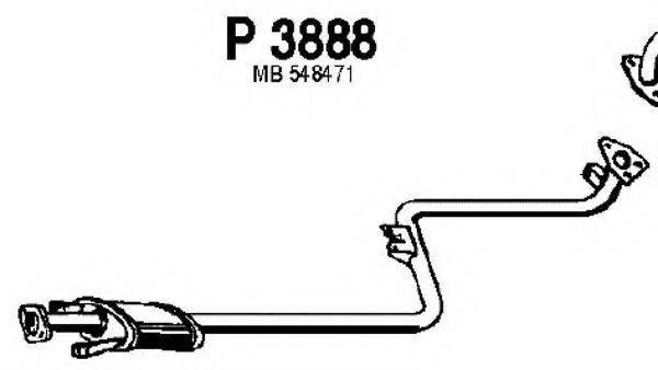 FENNO P3888 Середній глушник вихлопних газів