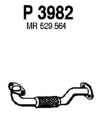 FENNO P3982 Труба вихлопного газу