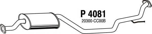 FENNO P4081 Середній глушник вихлопних газів