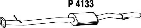 FENNO P4133 Середній глушник вихлопних газів