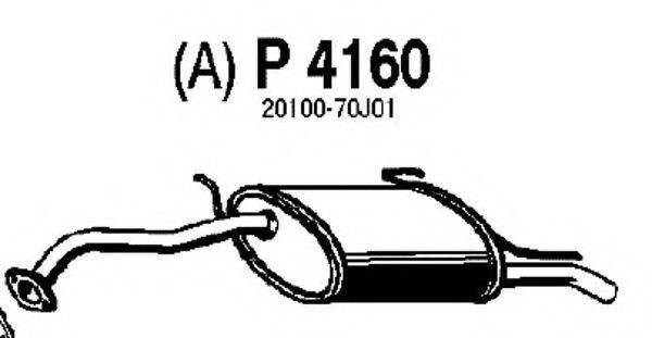 FENNO 4160 Глушник вихлопних газів кінцевий