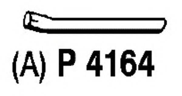 FENNO P4164 Труба вихлопного газу